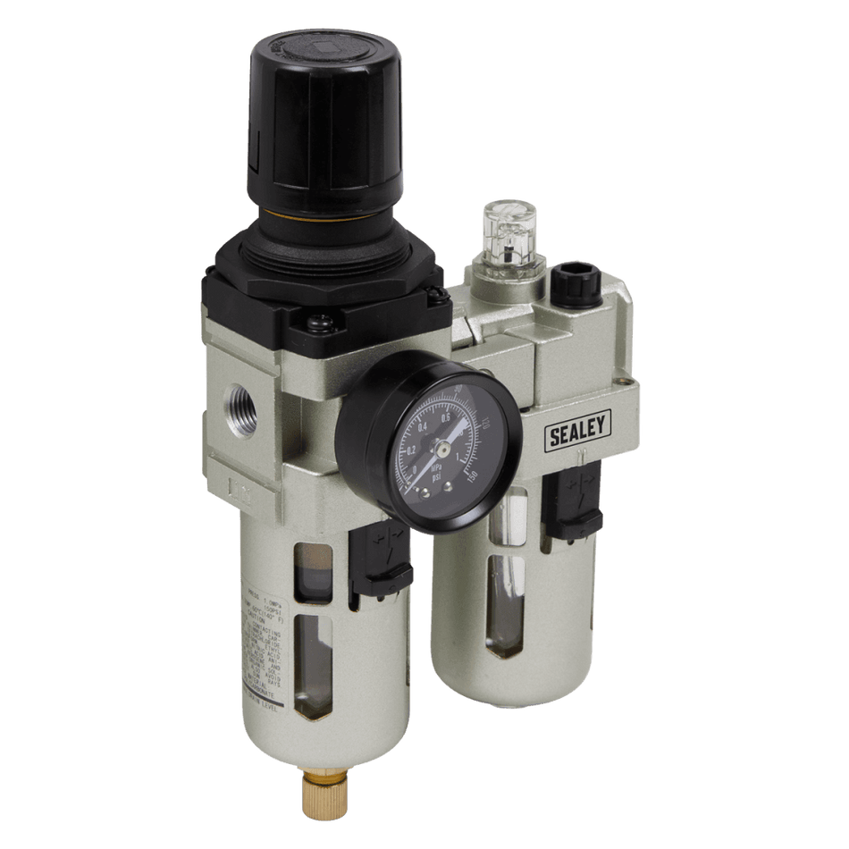 Sealey Air Filter/Regulator/Lubricator Max Airflow 60cfm Model No-SA106
