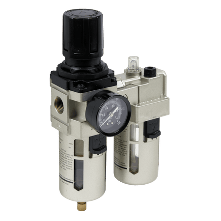 Sealey Air Filter/Regulator/Lubricator Max Airflow 105cfm Model No-SA206