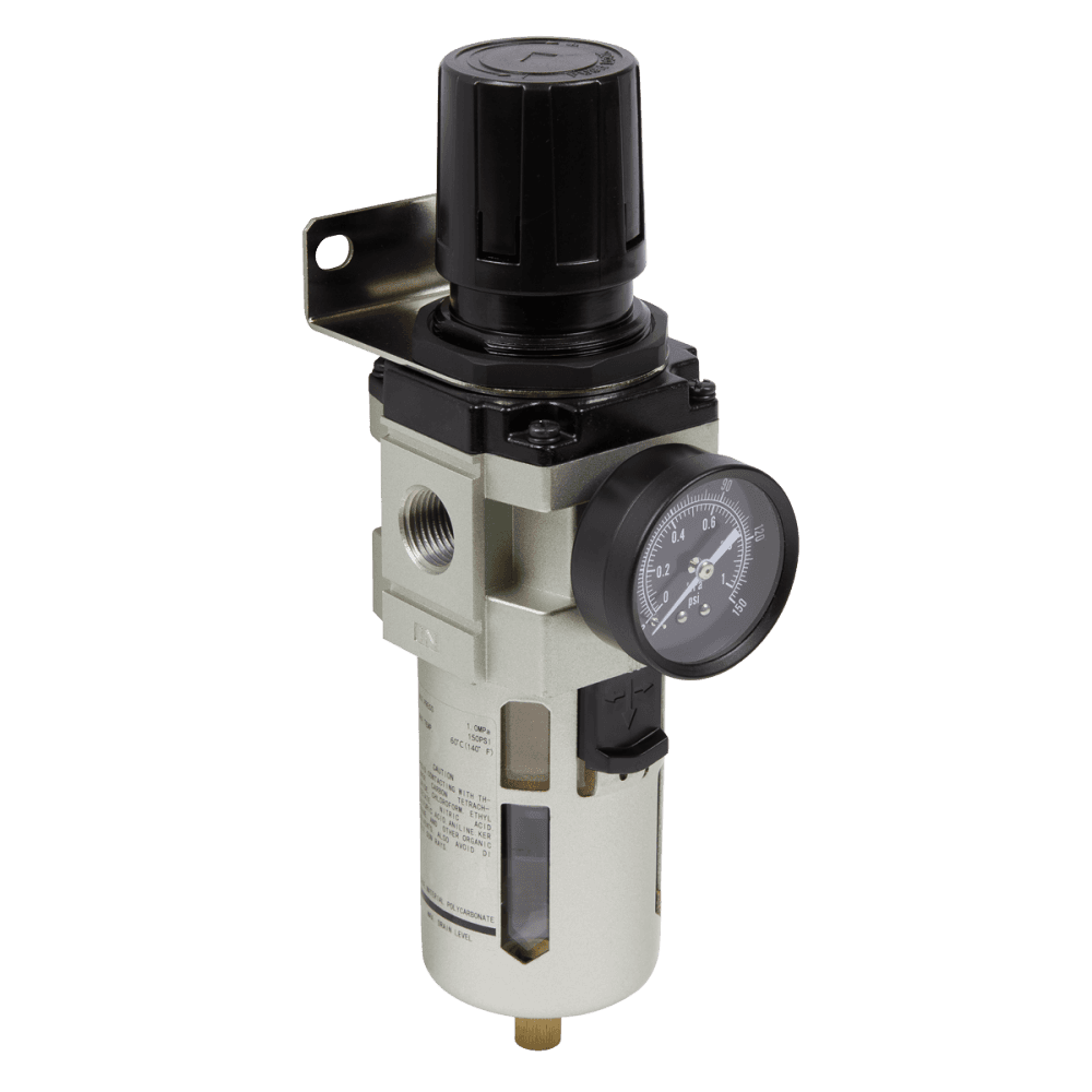 Sealey Air Filter/Regulator Max Airflow 140cfm Model No-SA206FR