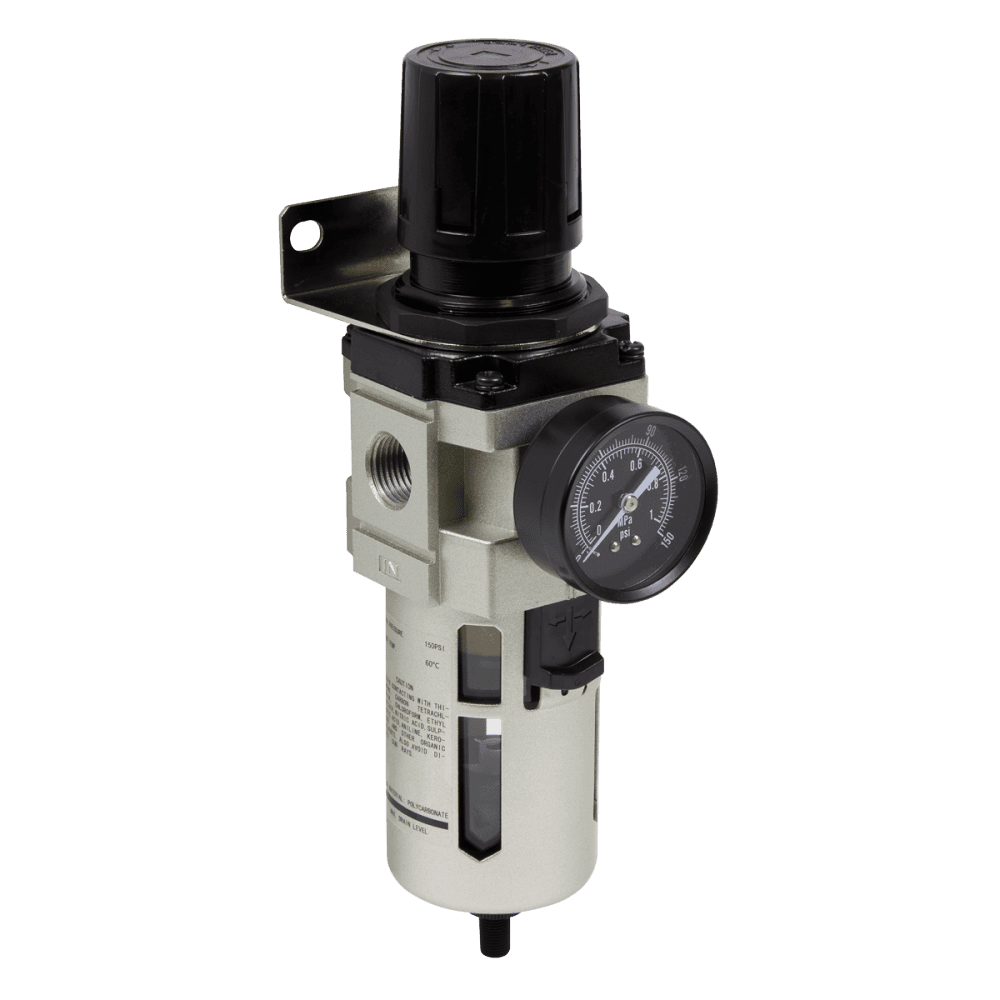Sealey Air Filter/Regulator Auto Drain Max Airflow 140cfm Model No-SA206FRAD