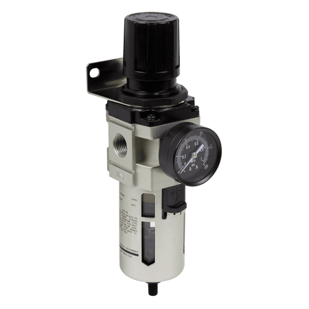 Sealey Air Filter/Regulator Auto Drain Max Airflow 140cfm Model No-SA206FRAD
