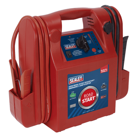Sealey RoadStart Â¶Ã· Emergency Power Pack 12/24V 3200/1600 Peak Amps Model No-RS105