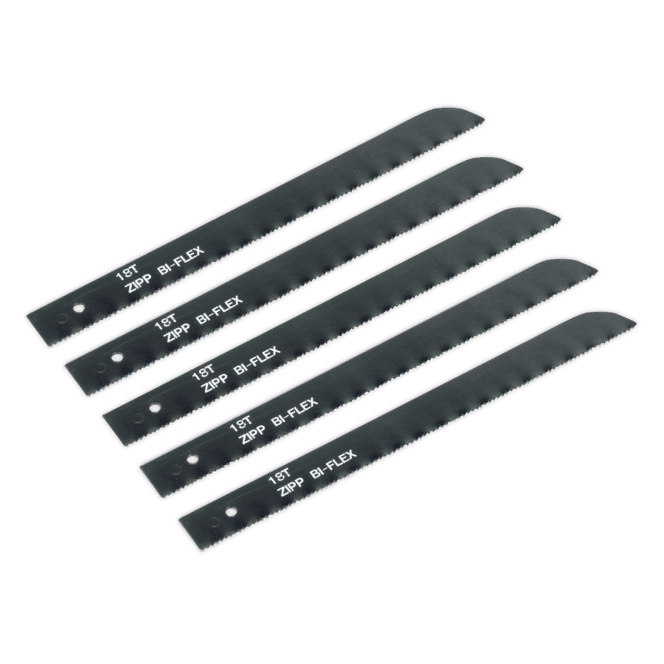 Sealey Air Saw Blade 18tpi Pack of 5 Model No-SA346/B18