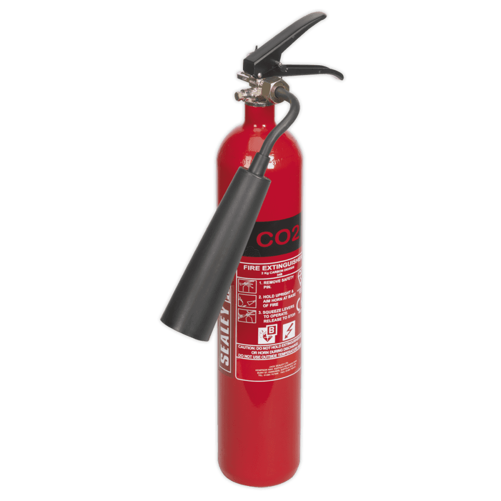 Sealey 2kg Carbon Dioxide Fire Extinguisher Model No-SCDE02