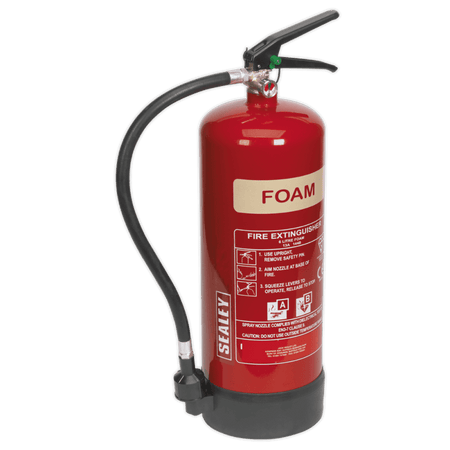 Sealey 6ltr Foam Fire Extinguisher Model No-SFE06