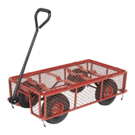 Sealey Platform Truck with Removable Sides Pneumatic Tyres 200kg Capacity Model No-CST997