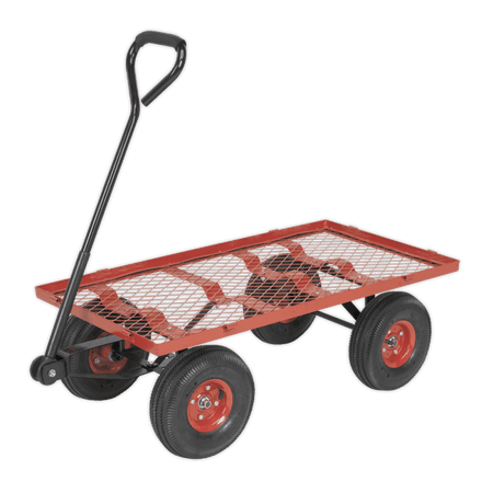 Sealey Platform Truck with Removable Sides Pneumatic Tyres 200kg Capacity Model No-CST997