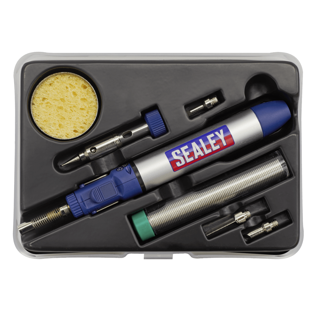 Sealey Micro Butane Torch Kit 10pc Model No-AK2953