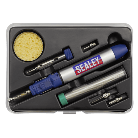 Sealey Micro Butane Torch Kit 10pc Model No-AK2953