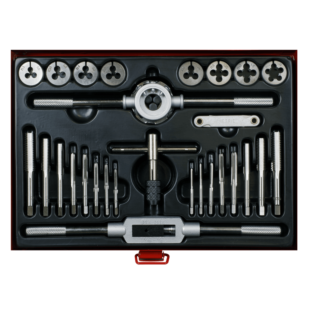 Sealey Tap & Die Set 28pc Split Dies Metric Model No-AK3028
