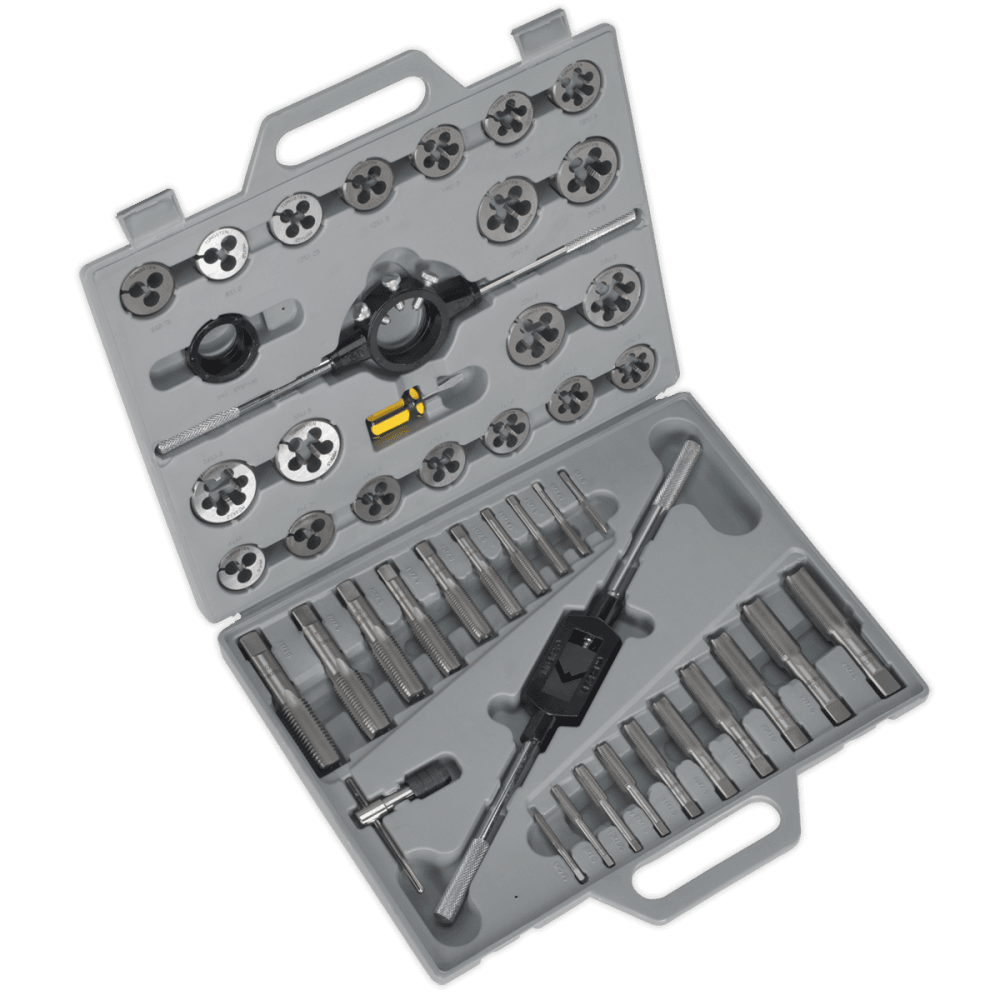 Sealey Tap & Die Set 45pc Split Dies Metric Model No-AK303