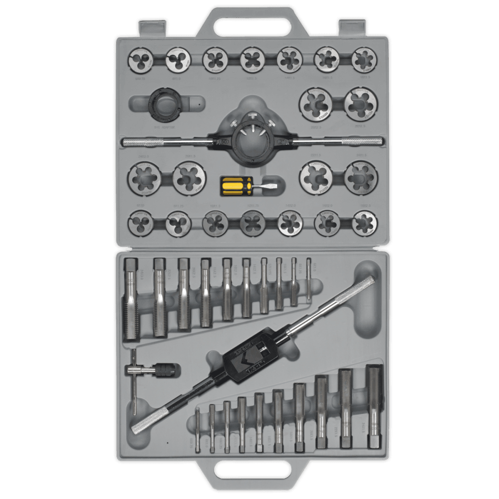 Sealey Tap & Die Set 45pc Split Dies Metric Model No-AK303