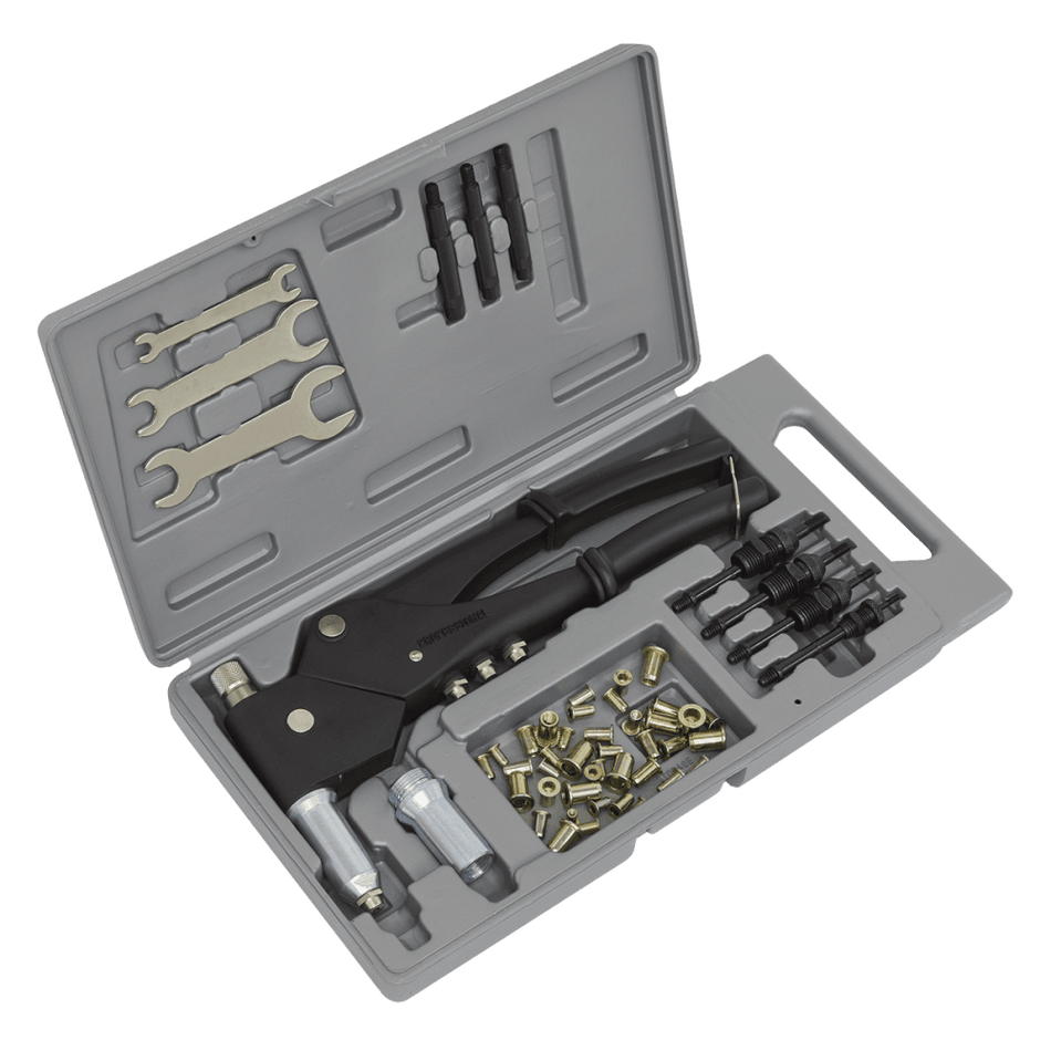 Sealey Blind Nut & Stud Riveting Kit Model No-AK396