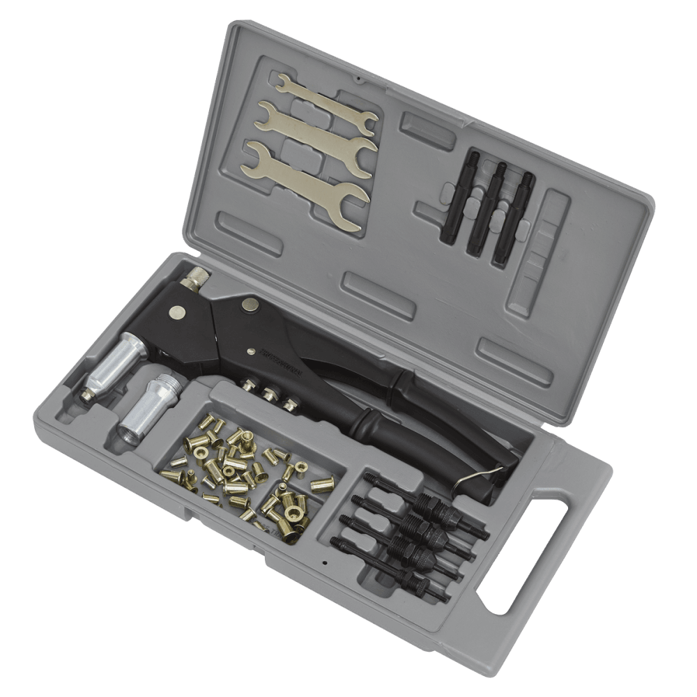 Sealey Blind Nut & Stud Riveting Kit Model No-AK396