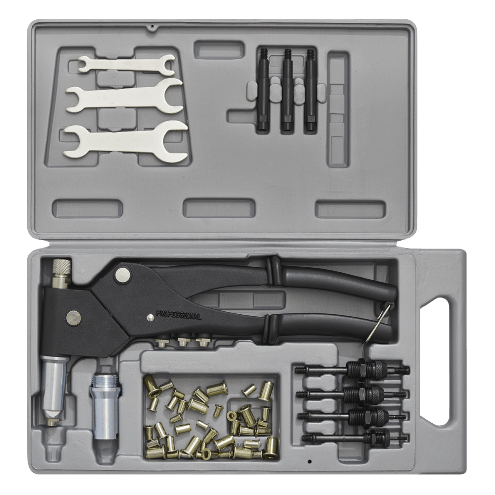 Sealey Blind Nut & Stud Riveting Kit Model No-AK396