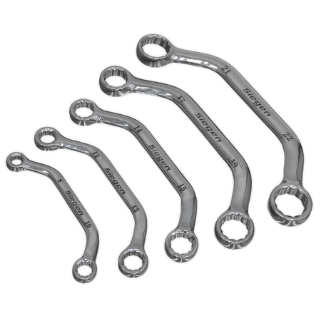 Sealey Obstruction Spanner Set 5pc Metric Model No-S0716
