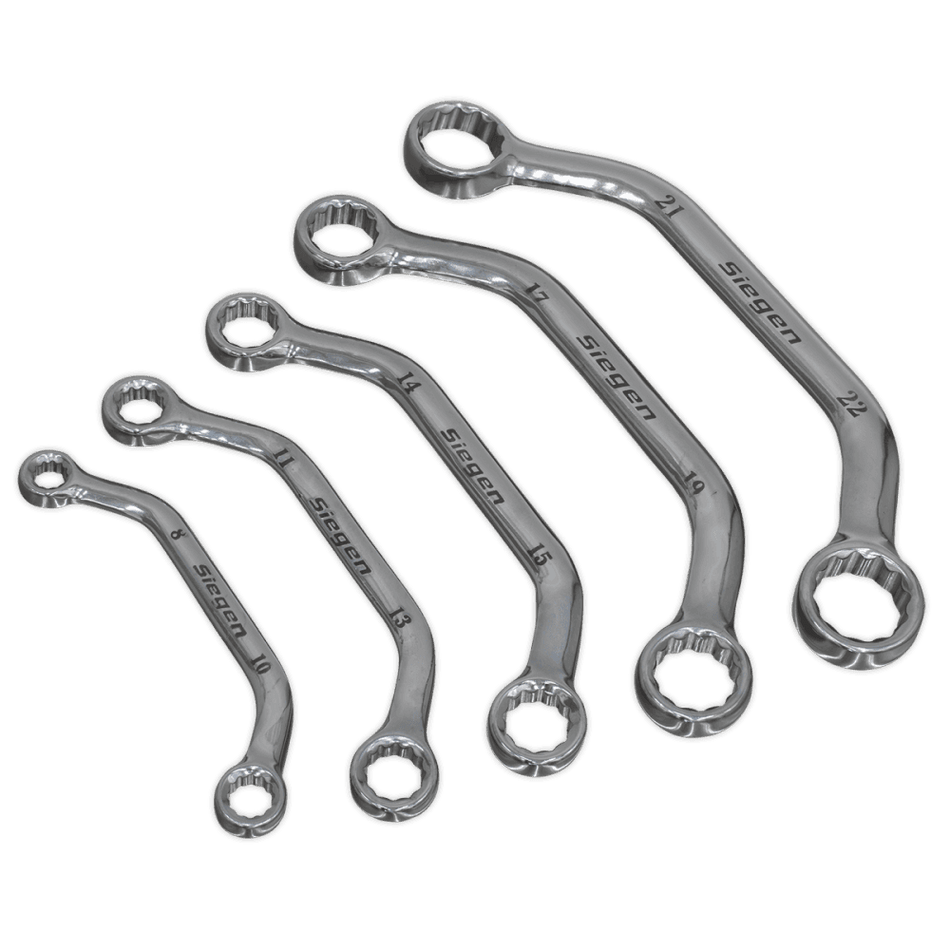 Sealey Obstruction Spanner Set 5pc Metric Model No-S0716