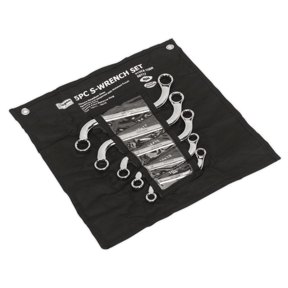 Sealey S-Spanner Set 5pc Metric Model No-S0717