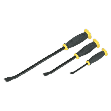 Sealey Prybar Set with Hammer Cap 3pc Model No-S0558