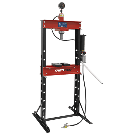 Sealey Air/Hydraulic Press 20tonne Floor Type Model No-YK20FAH