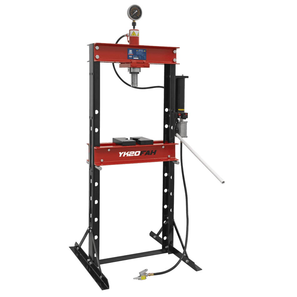 Sealey Air/Hydraulic Press 20tonne Floor Type Model No-YK20FAH