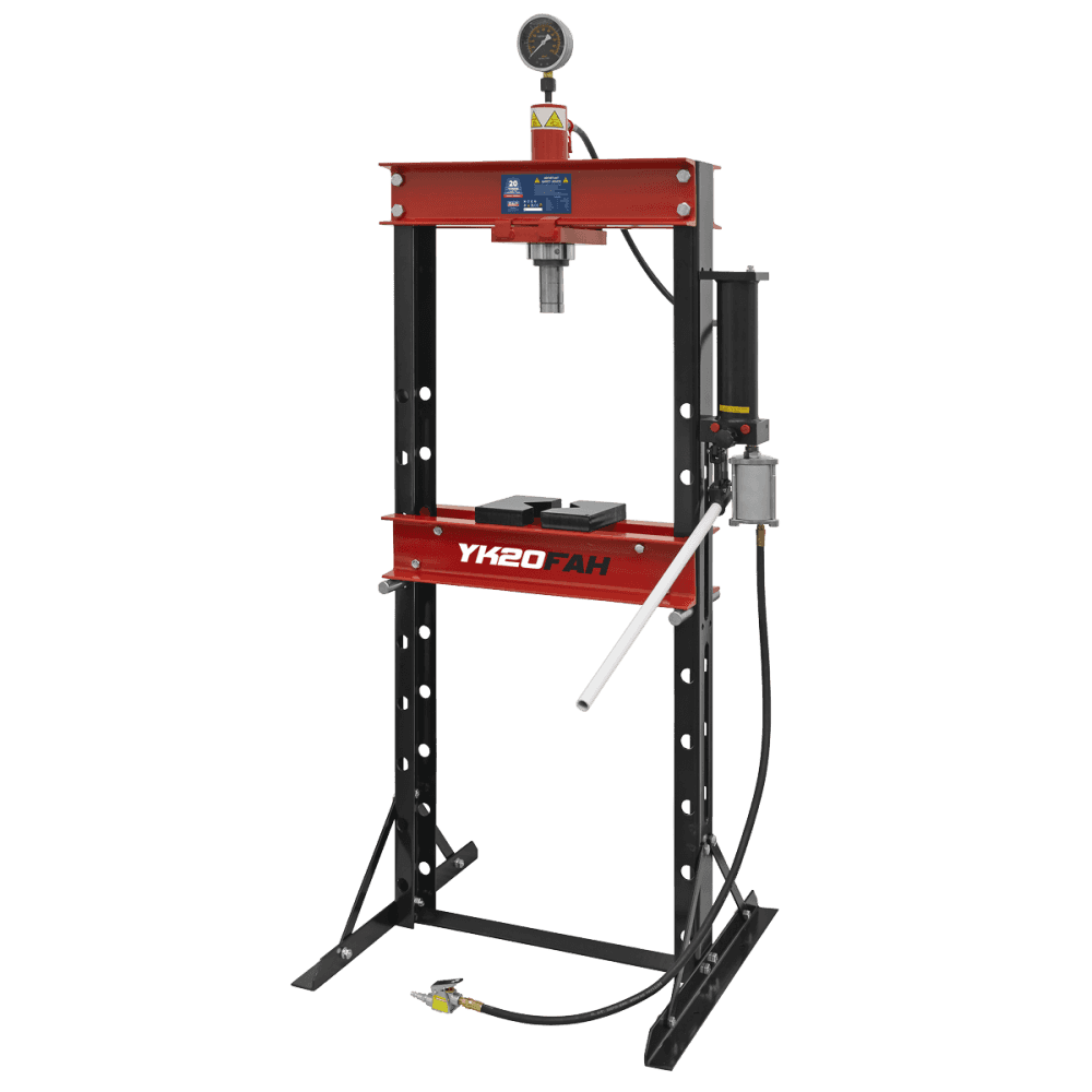 Sealey Air/Hydraulic Press 20tonne Floor Type Model No-YK20FAH