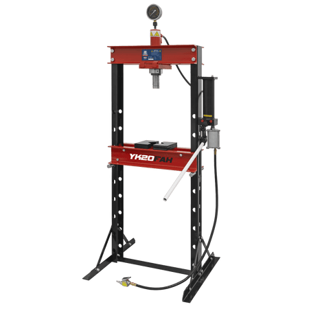 Sealey Air/Hydraulic Press 20tonne Floor Type Model No-YK20FAH