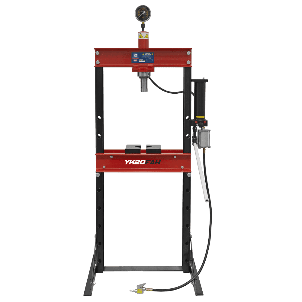 Sealey Air/Hydraulic Press 20tonne Floor Type Model No-YK20FAH