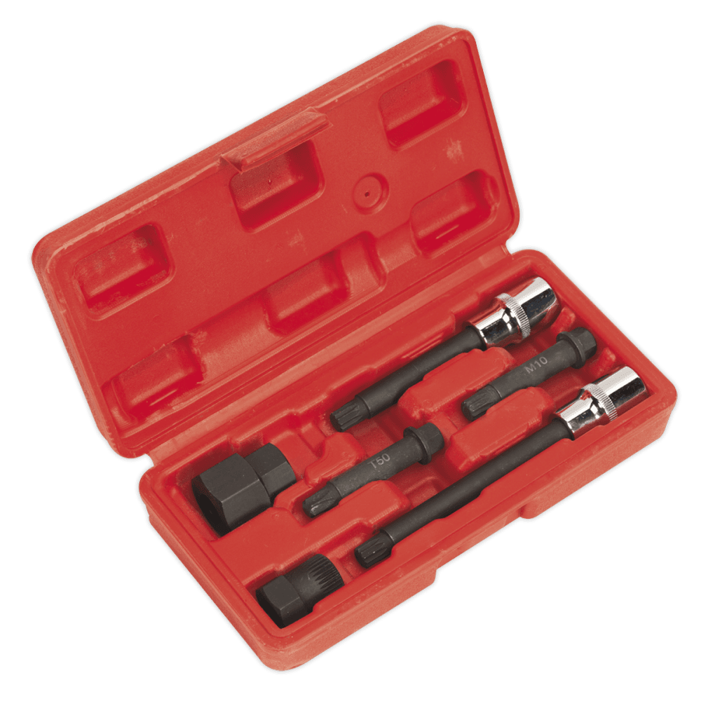Sealey Alternator Freewheel Pulley Removal Set 6pc Model No-SX400