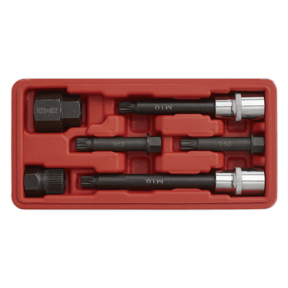 Sealey Alternator Freewheel Pulley Removal Set 6pc Model No-SX400