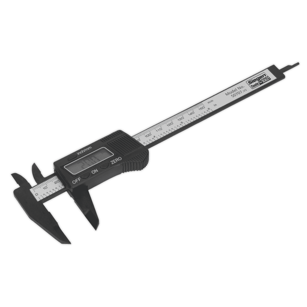 Sealey Digital Electronic Vernier Calliper 0-150mm/0-6" Model No-S0707