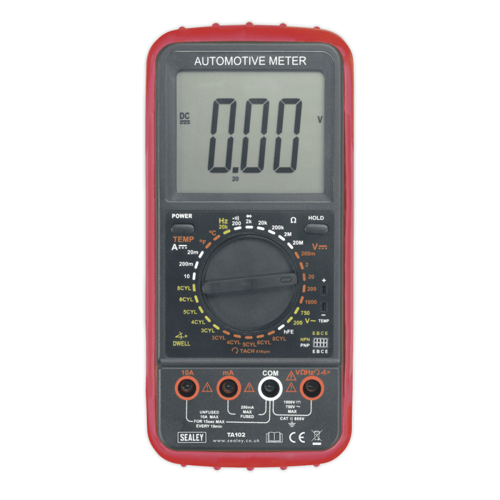 Sealey Digital Automotive Analyser 11 Function Model No-TA102