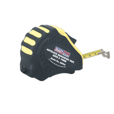 Sealey Autolock Measuring Tape 5mtr(16ft) x 19mm Metric/Imperial Model No-AK994