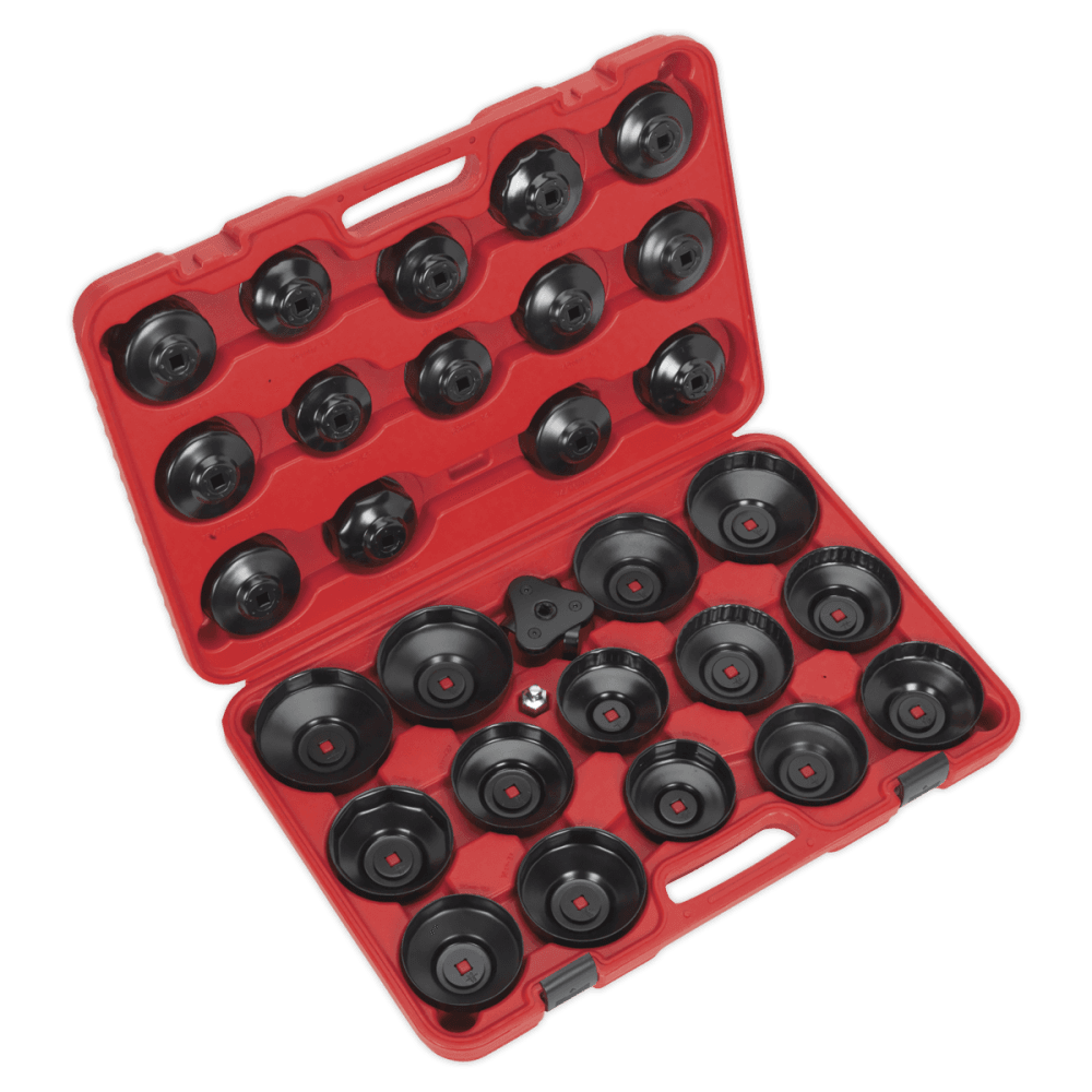 Sealey Oil Filter Cap Wrench Set 30pc Model No-VS7006