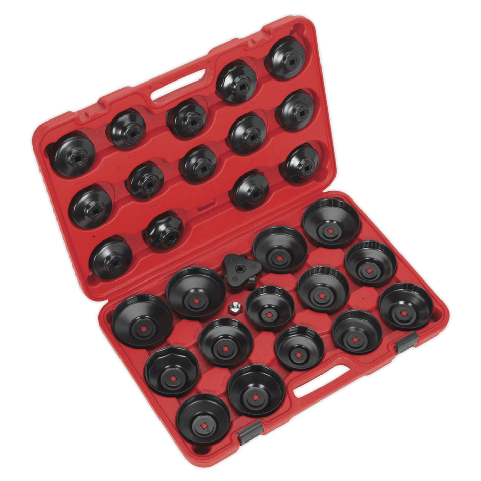 Sealey Oil Filter Cap Wrench Set 30pc Model No-VS7006