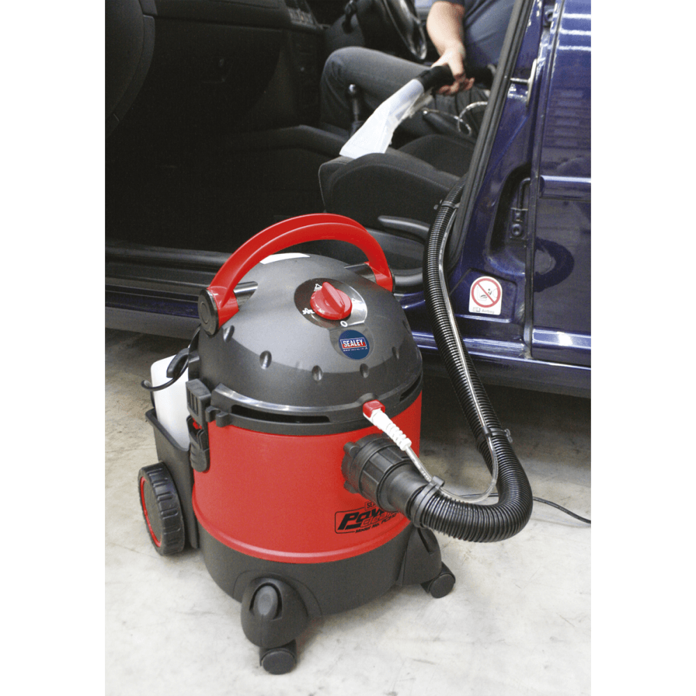 Sealey Valeting Machine Wet & Dry with Accessories 20ltr 1250W/230V Model No-PC310