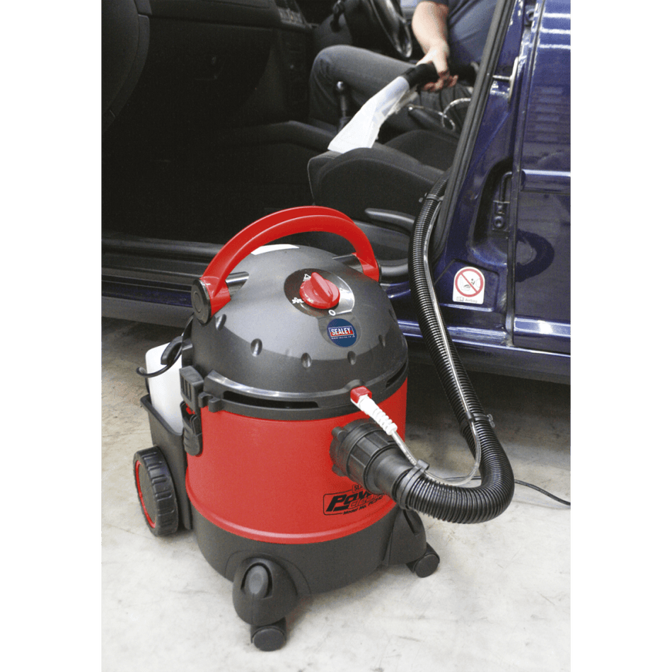 Sealey Valeting Machine Wet & Dry with Accessories 20ltr 1250W/230V Model No-PC310