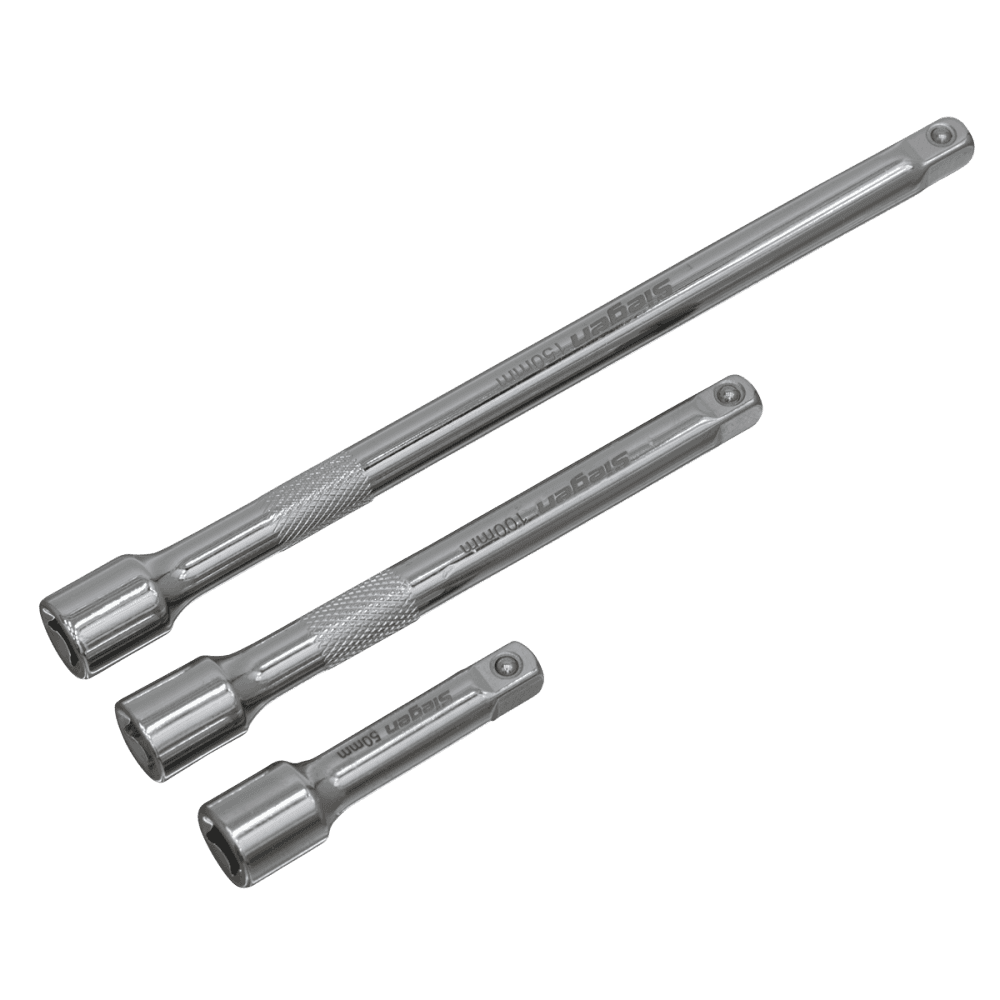 Sealey Extension Bar Set 3pc 1/4"Sq Drive Model No-S0718