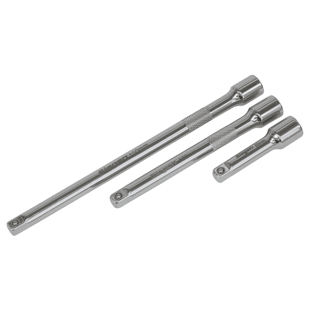 Sealey Extension Bar Set 3pc 1/4"Sq Drive Model No-S0718