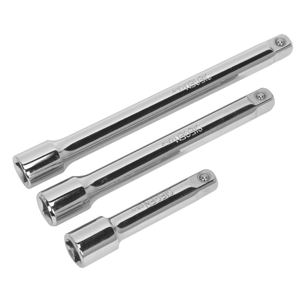 Sealey Extension Bar Set 3pc 3/8"Sq Drive Model No-S0719