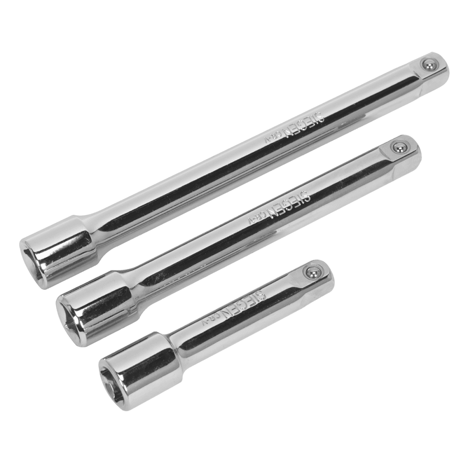 Sealey Extension Bar Set 3pc 3/8"Sq Drive Model No-S0719