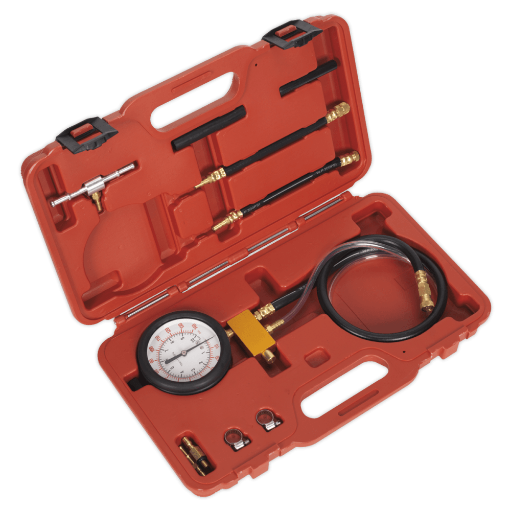 Sealey Fuel Injection Pressure Test Kit - Test Port Model No-VSE211