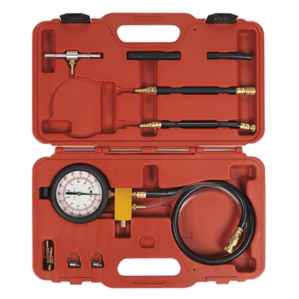 Sealey Fuel Injection Pressure Test Kit - Test Port Model No-VSE211