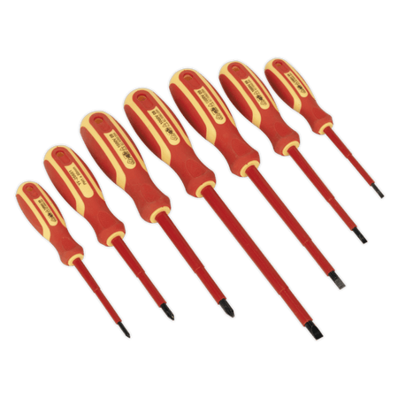 Sealey Screwdriver Set 7pc Electrician's VDE/TUV/GS Approved Model No-S0756
