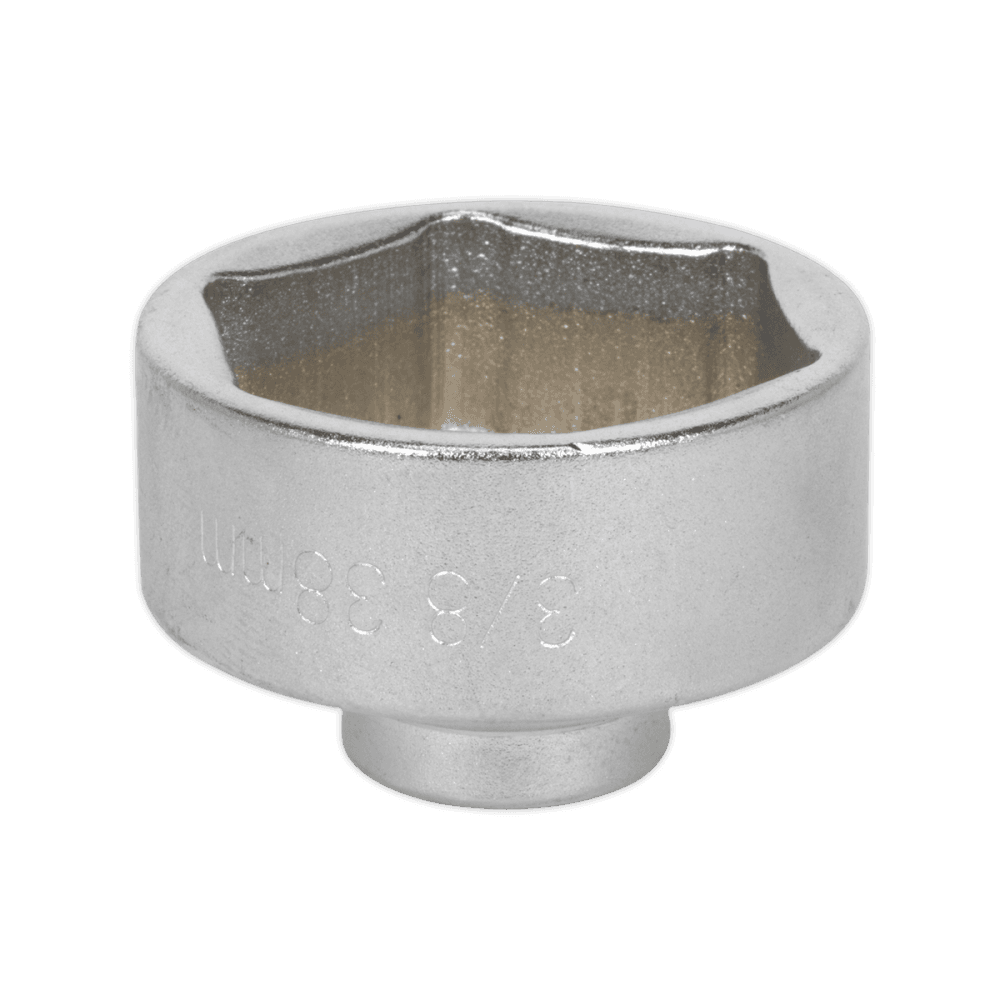 Sealey Low Profile Oil Filter Socket 38mm 3/8"Sq Drive Model No-SX115