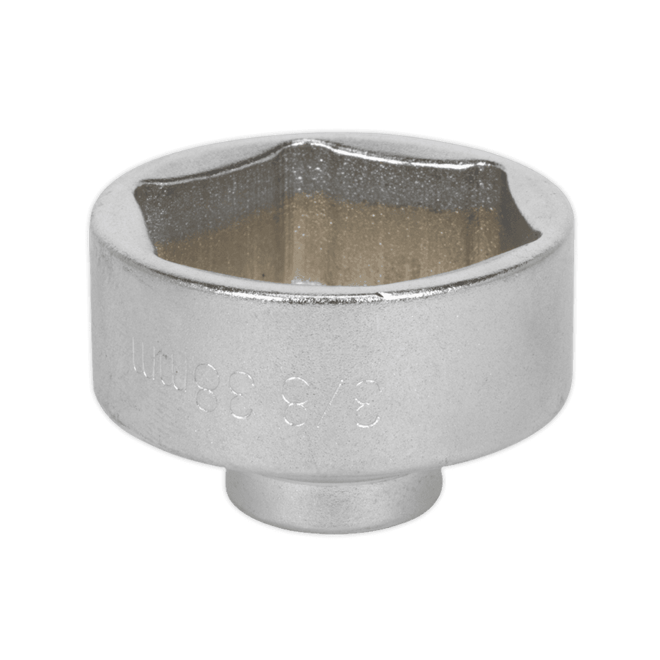 Sealey Low Profile Oil Filter Socket 38mm 3/8"Sq Drive Model No-SX115