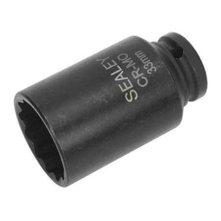 Sealey Impact Socket 33mm Bi-Hex Deep 1/2"Sq Drive Model No-SX0041
