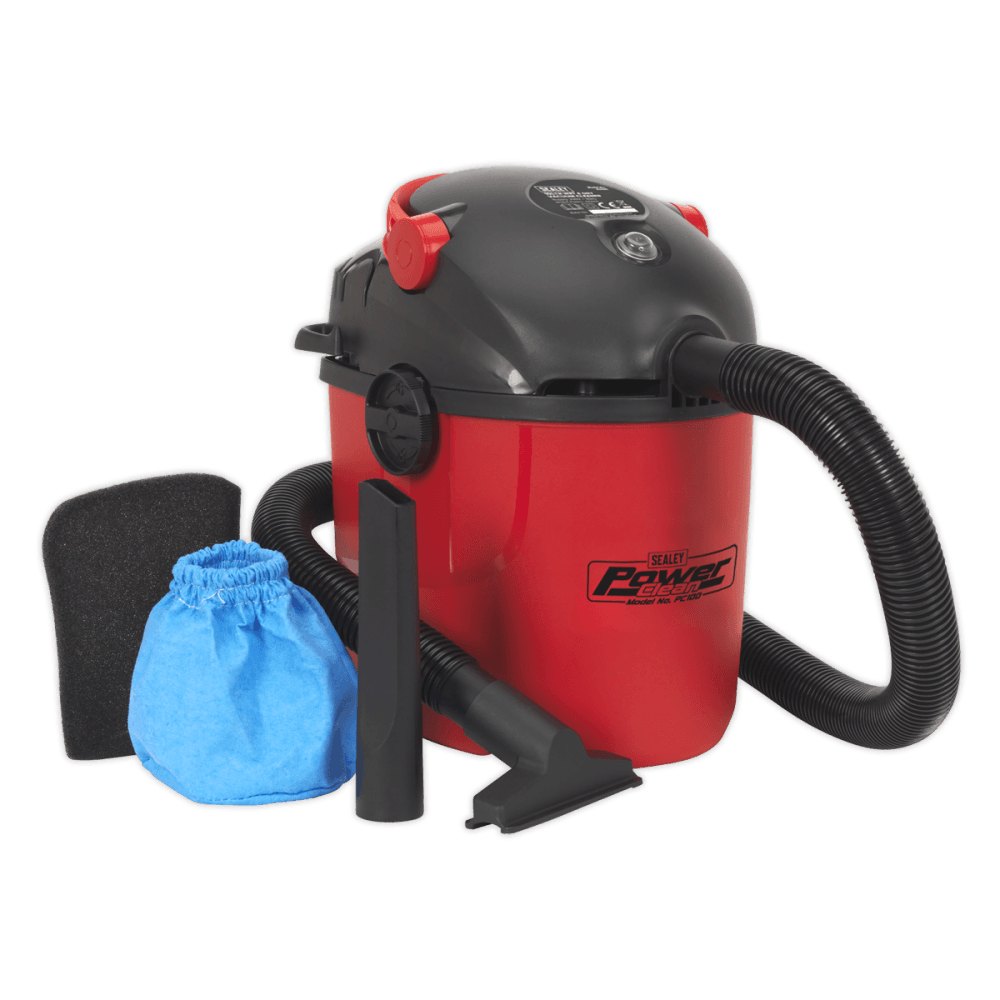 Sealey Vacuum Cleaner Wet & Dry 10ltr 1000W/230V Model No-PC100
