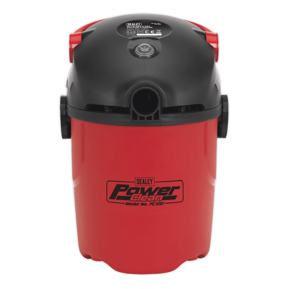 Sealey Vacuum Cleaner Wet & Dry 10ltr 1000W/230V Model No-PC100