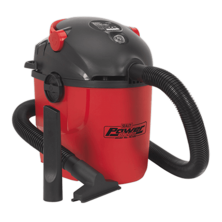 Sealey Vacuum Cleaner Wet & Dry 10ltr 1000W/230V Model No-PC100